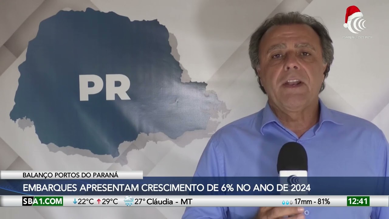 Embarques nos portos do Paraná têm crescimento de 6% em 2024