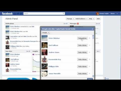 how to know fb page admin