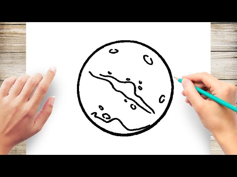 video-linktoworks-How to Draw Mars Step by Step - YouTube