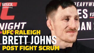 UFC Raleigh: Emotional Brett Johns Explains How His Brother Saved His Career - MMA Fighting by MMA Fighting