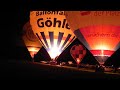 Ballonglühen Nightglow Flugplatzfest Imsweiler 2010