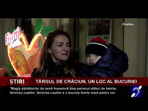 Târgul de Crăciun de la Oradea, un loc al bucuriei