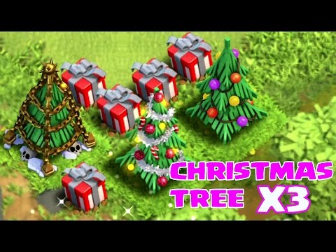 how to get more xmas trees on clash of clans