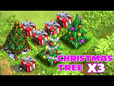 how to get more xmas trees on clash of clans