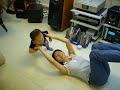 Mom and Baby Doing Exercise