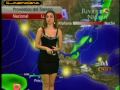Angie Gonzalez en un sexy vestido negro con adornos de piedras