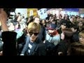 SUPER JUNIOR arrival at Paris Charles de Gaulle airport (Leeteuk, Sungmin, Yesung & Ryeowook)