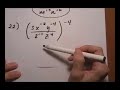 simplify exponential expressions, several rules