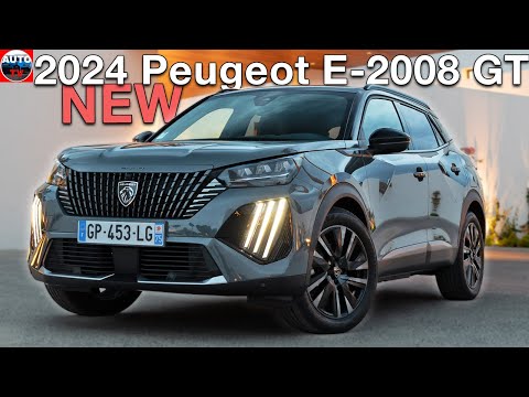 All NEW 2024 Peugeot E-2008 GT - FIRST LOOK Driving, Interior, Exterior