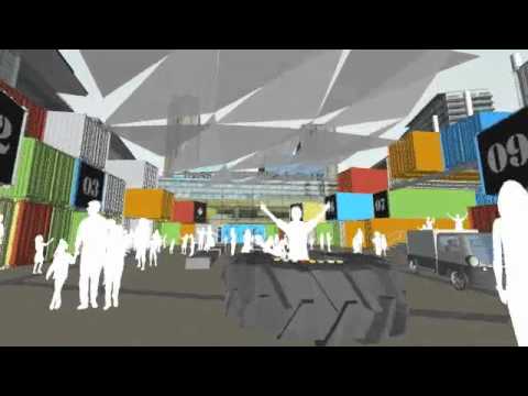 Music Boxes - Architects impression of the site
