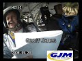 geoff jones and rhydian welson finish third overall on the plains rally 2008 in a ford focus world rally car lent to them by john lloyd.
