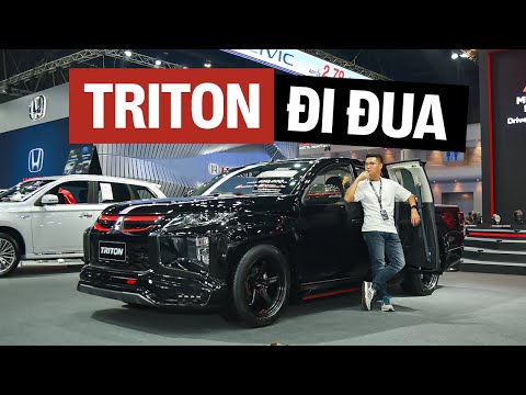 Xem thử Mitsubishi Triton hạ gầm chính hãng: Chơi xe độ bên Thái sướng như thế này!