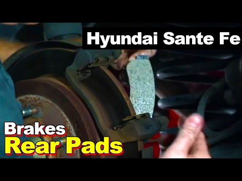 2003 Hyundai Sante Fe Rear Brake Pads Replacement