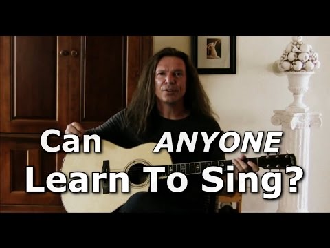 how to learn to sing