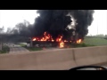 Tanker truck crash, fire closes I-81 near Harrisburg ...