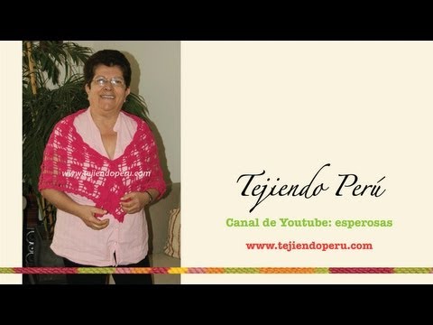 Cómo tejer un chal (shawl) o punta a crochet