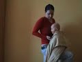 Vázání ?átku - batoh (wrap back carry) Vázání ?átku - batoh (wrap back carry)