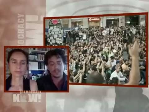 Maria Carrion i Ivan Martinoz on Pro-Democracy, Toma la Plaza!, Protests Spreading Across Spain Maria Carrion i Ivan Martinoz on Pro-Democracy, Toma la Plaza!, Protests Spreading Across Spain