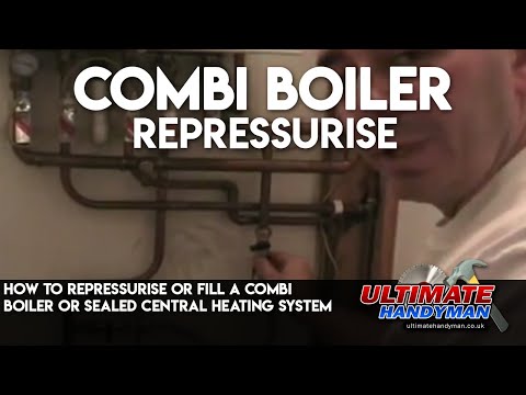 how to drain central heating combi