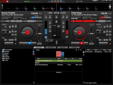how to fuse songs using virtual dj