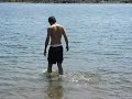 Nadador Profesional entrando al agua