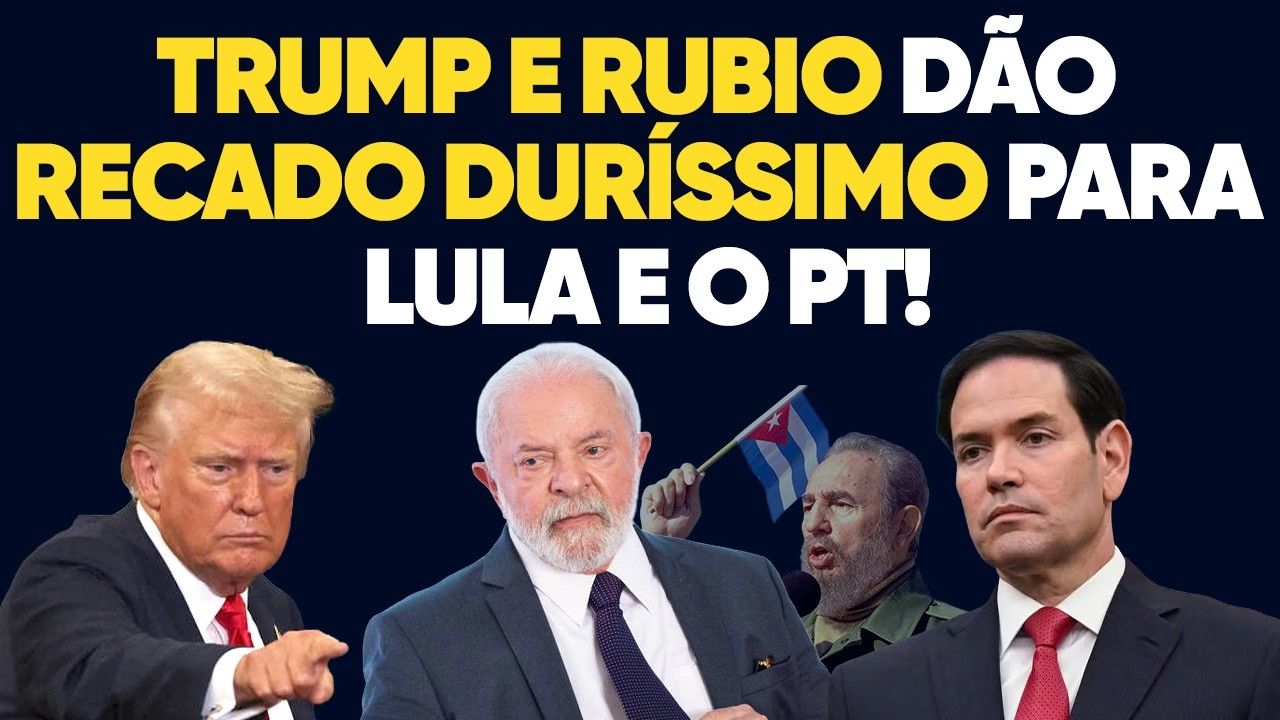 Trump e Rubio Dão DURO RECADO Para Lula: Tolerância Zero!