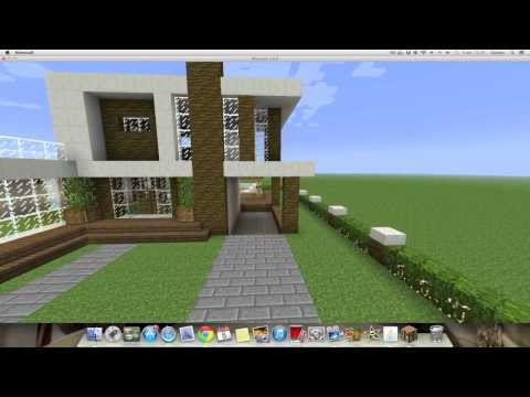 Como hacer una Linda Casa Moderna en Minecraft 1.6.4 (PT1)