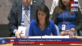 Security Council Holds an Emergency Meeting on Recent  Chemical Weapons Attack on Civilians in Syria