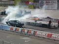 brian h. of imm machine racing his plymouth duster against dougs 69 cuda.