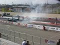 brian h. of imm machine racing his plymouth duster against dougs 69 cuda.