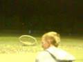ross dickinson amazing shot at driving range