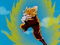 Goku uses Kamehameha and Instant Transmission against Cell