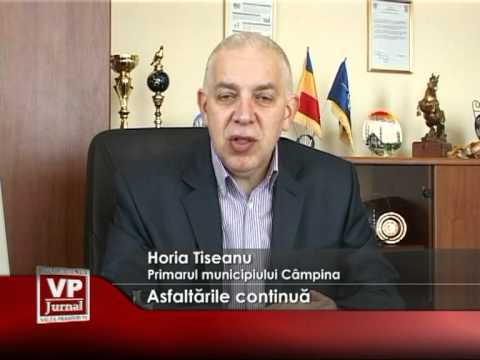 Asfaltările continuă