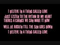 The Darkness – I Beileve in a Thing Called Love