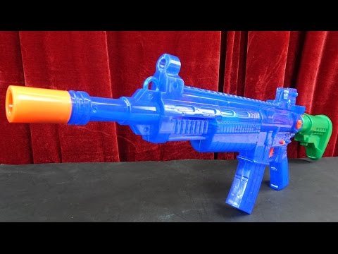 M16 ELEKTRISCHE WASSERPISTOLE SUPER SOAKER - Besser als die Ak47 ???