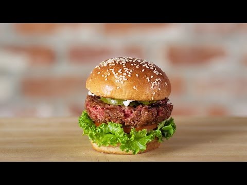 A PlantBased Burger That Looks Smells and Tastes Like Real