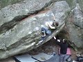 Fontainebleau bouldering - Vandale (7c) Fontainebleau bouldering - Vandale (7c)