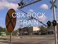 csx rock train