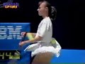 jogo de tenis da martina hingis, mas o que o povo estava vendo mesmo era as curvas e a calcinha dela que o vento sempre mostrava!