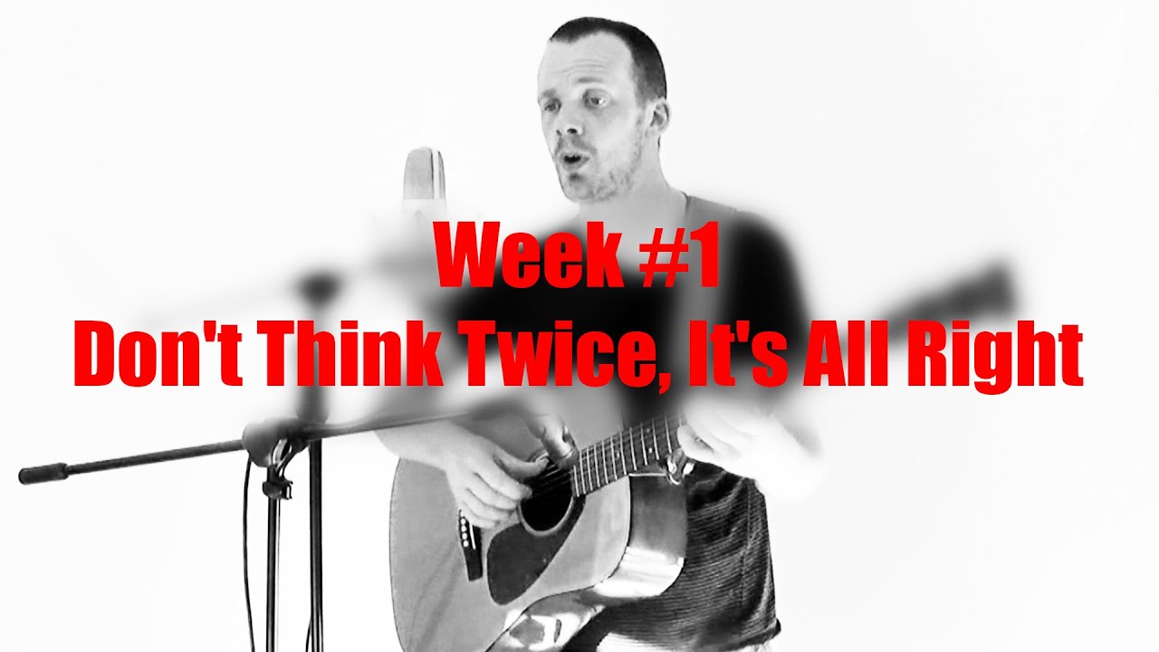 Chris Fox performing 'Don't Think Twice, It's All Right' by Bob Dylan