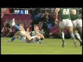 ROG scores a controversial try against Italy