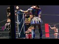 長野じゅりあに乃蒼ヒカリ、鈴芽、荒井優希がトレイン攻撃を決めると鈴芽が乃蒼ヒカリにタッチしてコーナーで攻める 「CyberFight Festival 2022」 2022年6月12日