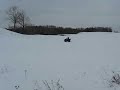 Hill climbing john deere trail buck 650 Polaris 700