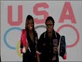 Melissa is cheering for U. S. A.