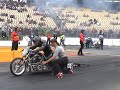 Quarter finals supertwin top fuel bike: Jaska vs Monster