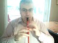 Demo of my converted E tin whistle