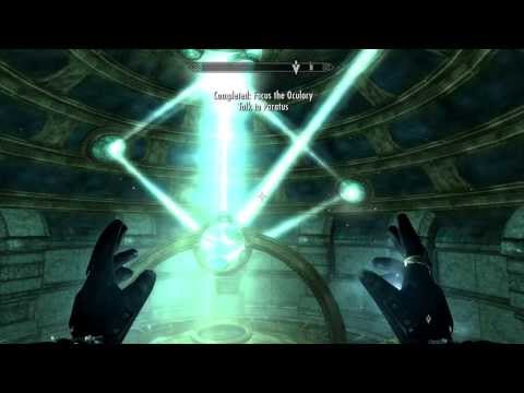 how to focus the oculory in skyrim