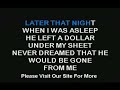 Dance With My Father - Instrumental Lyrics