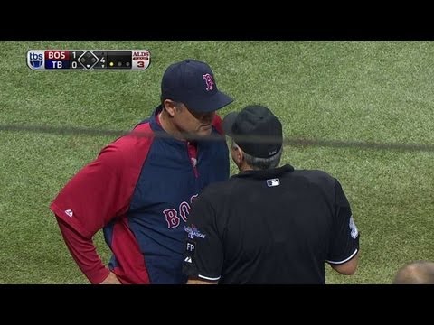 Video: Zobrist's popup hits catwalk, ruled foul