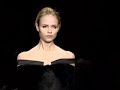 natasha poly has a model moment on fashion file.
